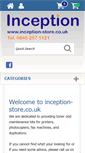 Mobile Screenshot of inception-store.co.uk